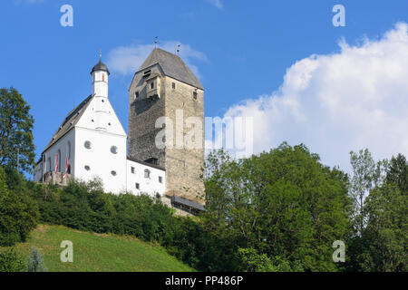 Schwaz: castello Freundsberg, Silberregion Karwendel, Karwendel Regione Argento, Tirolo Tirolo, Austria Foto Stock