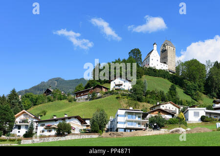 Schwaz: castello Freundsberg, Silberregion Karwendel, Karwendel Regione Argento, Tirolo Tirolo, Austria Foto Stock