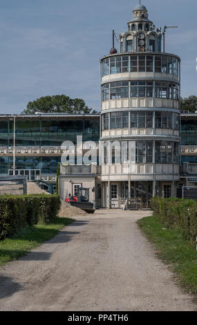 Krieau, un bellissimo e storico campo da trotting situato a Vienna, Austria Foto Stock