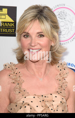 Londra, Regno Unito. Il 22 settembre 2018. Anthea Turner al Paul Strank Charitable Trust gala annuale presso la banca di Inghilterra Club di Londra. Immagine: Steve Vas/Featureflash Credito: Paul Smith/Alamy Live News Foto Stock