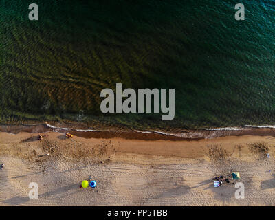 Vista aerea della baia di Kino in Sonora, Messico. Spiaggia. Destinazione turistica........ Vista aerea de Bahía de Kino en Sonora, México. playa. Destino Turistico Foto Stock