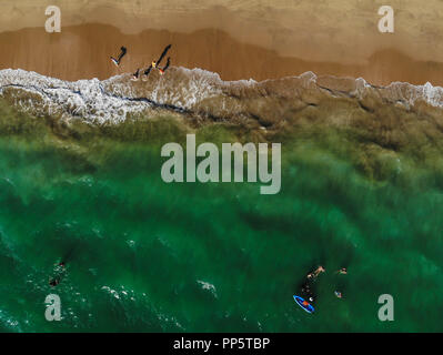 Vista aerea della baia di Kino in Sonora, Messico. Spiaggia. Destinazione turistica........ Vista aerea de Bahía de Kino en Sonora, México. playa. Destino Turistico Foto Stock