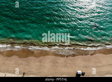 Vista aerea della baia di Kino in Sonora, Messico. Spiaggia. Destinazione turistica........ Vista aerea de Bahía de Kino en Sonora, México. playa. Destino Turistico Foto Stock