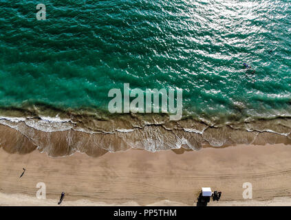 Vista aerea della baia di Kino in Sonora, Messico. Spiaggia. Destinazione turistica........ Vista aerea de Bahía de Kino en Sonora, México. playa. Destino Turistico Foto Stock