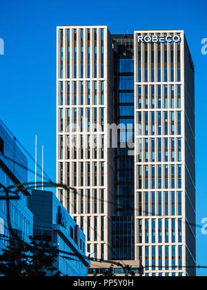 La Robeco Head Office Rotterdam - Robeco è un olandese Servizi Finanziari società specializzata nella gestione patrimoniale, fondata 1929 è di proprietà di Orix Giappone Foto Stock