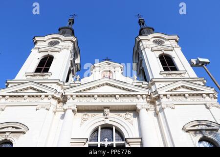 Sremski Karlovci, Serbia - città nella regione della Vojvodina. Cattedrale Ortodossa di San Nicola. Foto Stock