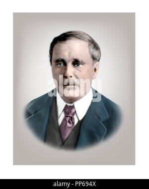 H G Wells 1866 - 1946 romanziere inglese Scrittore Foto Stock