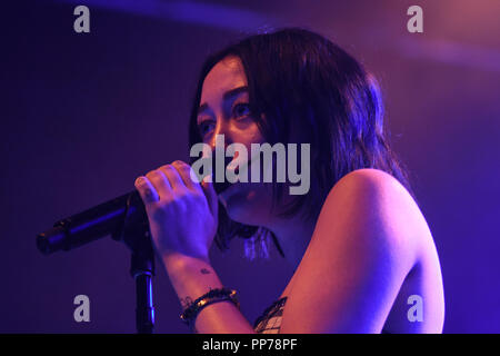 Orlando, Florida, Stati Uniti d'America. 23 Sett 2018. Noah Cyrus sul suo primo tour esegue al Beacham ad Orlando in Florida il 23 settembre 2018 Credit: Marty Jean-Louis/Alamy Live News Foto Stock