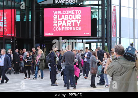 Labour party conference, Liverpool, Regno Unito 24 Foto Stock