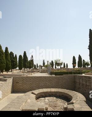 Spagna. Italica. Città romana fondata c. 206 BC. Casa degli uccelli. Forno del pane. Andalusia. Foto Stock