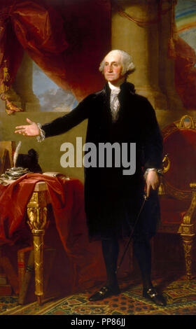 Il presidente George Washington da Gilbert Stuart Foto Stock