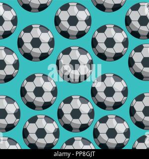 Soccer sport palle sfondo pattern Illustrazione Vettoriale