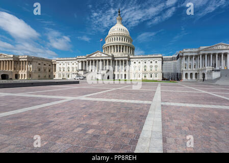 Washington DC, Stati Uniti Campidoglio in estate Foto Stock