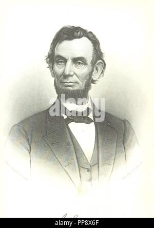Immagine dalla pagina 8 di "Abraham Lincoln penna e voce, essendo una raccolta completa delle sue lettere . anche il suo indirizzi pubblici, Messaggi al Congresso . da G. M. Van Buren, etc' . Foto Stock