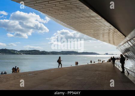 MAAT, Museo d'arte di architettura e tecnologia, Lisbona, Portogallo Foto Stock