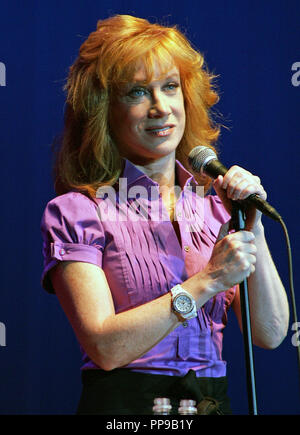 Kathy Griffin esegue in concerto al Seminole Hard Rock Hotel & Casino in Hollywood Florida il 12 agosto 2009. Foto Stock