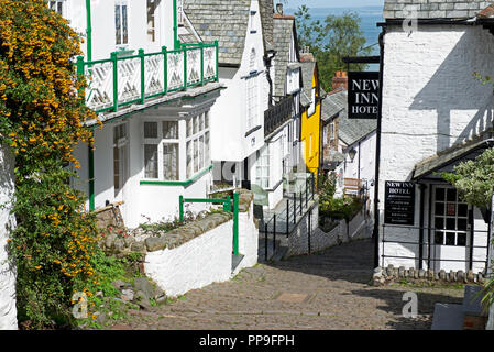 Clovelly, Devon, Inghilterra, Regno Unito Foto Stock