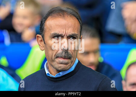 Il 15 settembre 2018, Hillsborough, Sheffield, Inghilterra; Sky scommessa campionato EFL, Sheffield Mercoledì v Stoke City ; Jos Luhukay presepe di Sheffield ci Foto Stock