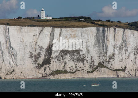 Weiße Klippen von Dover Foto Stock