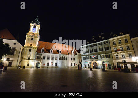 Bratislava Old Town Hall, la Slovacchia Foto Stock