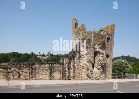 Dente Creuse - Dente cavo parte della fortezza sul Montée de Clausen, città di Lussemburgo, Lussemburgo, Europa mi Dente Creuse - hohler Zahn Teil der Fest Foto Stock