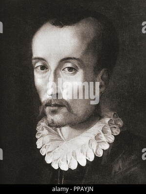 Torquato Tasso, 1544 - 1595. Poeta italiano. Dopo un lavoro di allori. Foto Stock