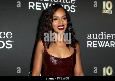 New York, NY, STATI UNITI D'AMERICA. 24Sep, 2018. Kerry Washington presso gli arrivi per il decimo anniversario di pubblico premia Broadway programma fedeltà, Sony Hall presso il Paramount Hotel di New York, NY Settembre 24, 2018. Credito: Steve Mack/Everett raccolta/Alamy Live News Foto Stock