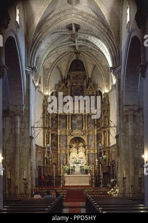 RETABLO MAYOR - SIGLO XVI. Autore: CAMPAÑA, PEDRO (KEMPENEER, PEETER). Posizione: Iglesia de Santa Ana de Triana. Sevilla. Siviglia. Spagna. Foto Stock