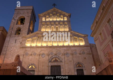 Cattedrale di Cagliari in Sardegna, Italia Foto Stock