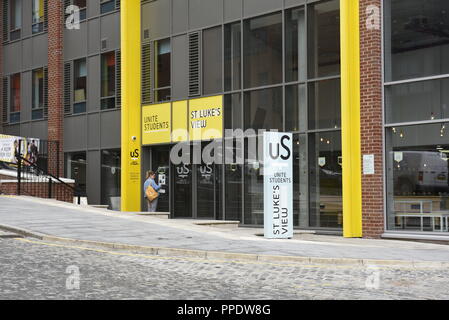 Unite gli studenti - San Luca, 21-23 Leece St, Liverpool L1 2TR. Nuova di zecca per il 2017/18 Anno Accademico di San Luca Vista è situato nel centro o Foto Stock