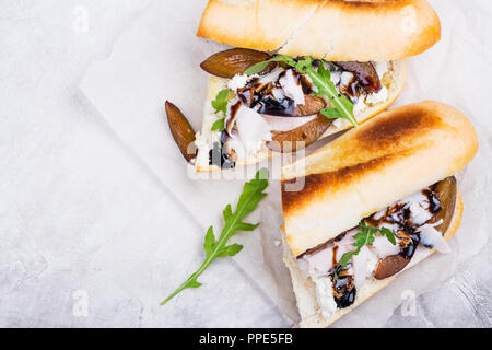 Avanzi di sandwich di tacchino Foto Stock