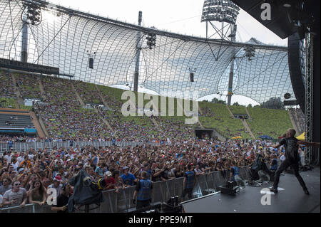 Concerto di scooter allo Stadio Olimpico a Monaco di Baviera Estate notte di sogno 2013. Foto Stock