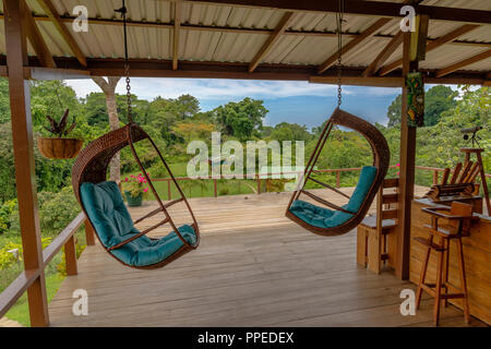 Paradiso nascosto Lodge, Drake Bay, Costa Rica Foto Stock