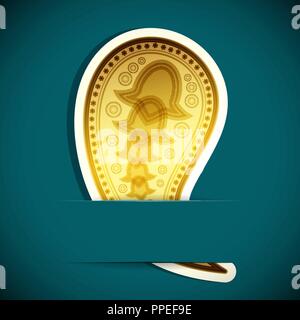 Sfondo di Paisley. Elemento di design inserito in una scanalatura sulla carta di credito. Illustrazione Vettoriale. Illustrazione Vettoriale