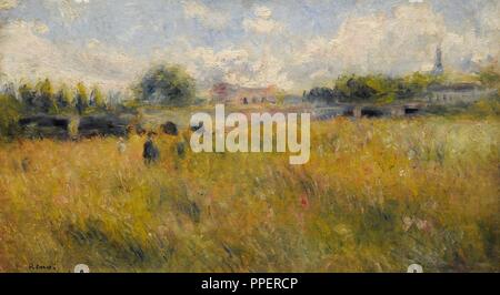 Pierre-Auguste Renoir (1841-1919). Pittore Francese. Le rive della Senna a Rueil, 1879. Wallraf-Richartz Museum. Colonia. Germania. Foto Stock