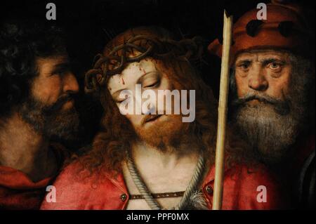 Bernardino Luini (1480/1485-1532). Pittore italiano. Ecce Homo, ca.1515-1516. Dettaglio. Wallraf-Richartz Museum. Colonia. Germania. Foto Stock