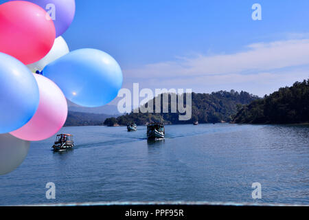 Kaptai lago, Rangamati Vista fiume , Bangladesh Foto Stock