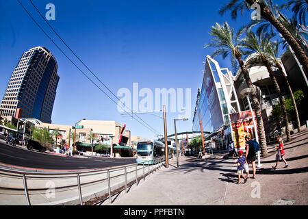 Footprint Center, centro di Phoenix, Phoenix, US Airways Center, America West Arena, Chase Field, Downtown Phoenix, estadio Chase Field Foto Stock