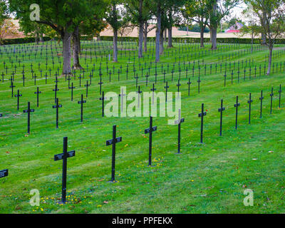 Fricourt cimitero tedesco sulle somme Foto Stock