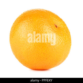 Succo di arancia mandarine, isolato su sfondo bianco Foto Stock