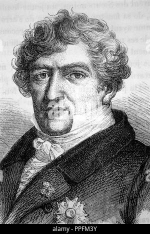 Georges Cuvier (1769-1832) naturalista francese. Foto Stock