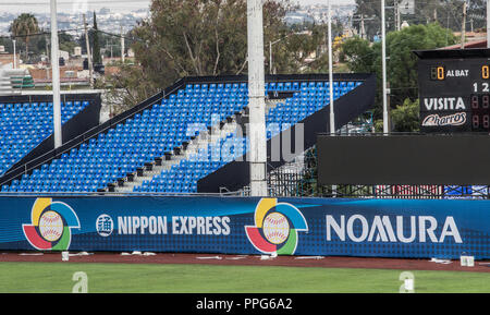 Il baseball, Beisbol, WBC, WBC 2017, WBC MESSICO, World Baseball Classic, World Baseball Classic Messico. Lo Stadio Jalisco di Guadalajara Jalisco, Messico. M Foto Stock