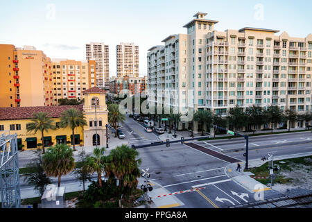 West Palm Beach Florida,Quadrille Boulevard,City Palms,condominio appartamenti residenziali edificio edifici alloggio,complesso,skyline,buildin Foto Stock