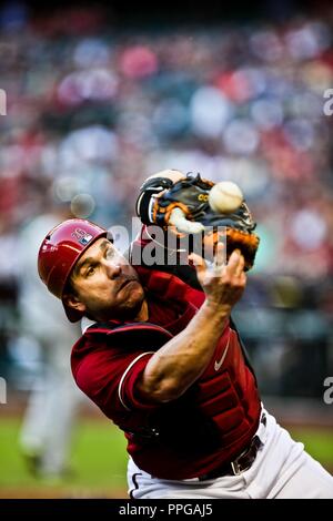 Chase Field Stadium, casa degli Arizona Diamondbacks Major League Baseball in franchising, MLB. Centro di Phoenix Stato dell Arizona negli Stati Uniti, STATI UNITI D'AMERICA. (Foto: Lu Foto Stock