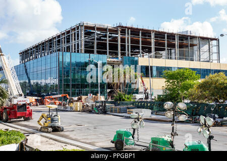 Miami Beach Florida, centro convegni, nuovo edificio in costruzione, FL180324054 Foto Stock