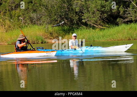 Kayak, Sandy Hook Foto Stock