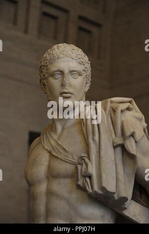 Arte greche. Diomede. Scultura romana dopo l'originale di circa 430 BC. Glyptothek. Monaco di Baviera. Germania. Foto Stock