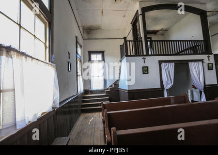 Pilares villaggio di Nacozari, Sonora, Messico. abbandonata città mineraria di Ghost Town, villaggio da solo. (Foto: LuisGutierrez) pueblo Pilares de Nacozari, figlio Foto Stock