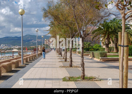 Il lungomare di Palma de Mallorca Foto Stock