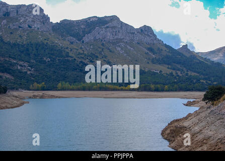 In Mountanroad Tramuntana su Mallorca Foto Stock